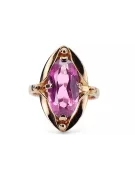 Amethyst Original Vintage 14K Rose Gold Ring Vintage style vrc047r
